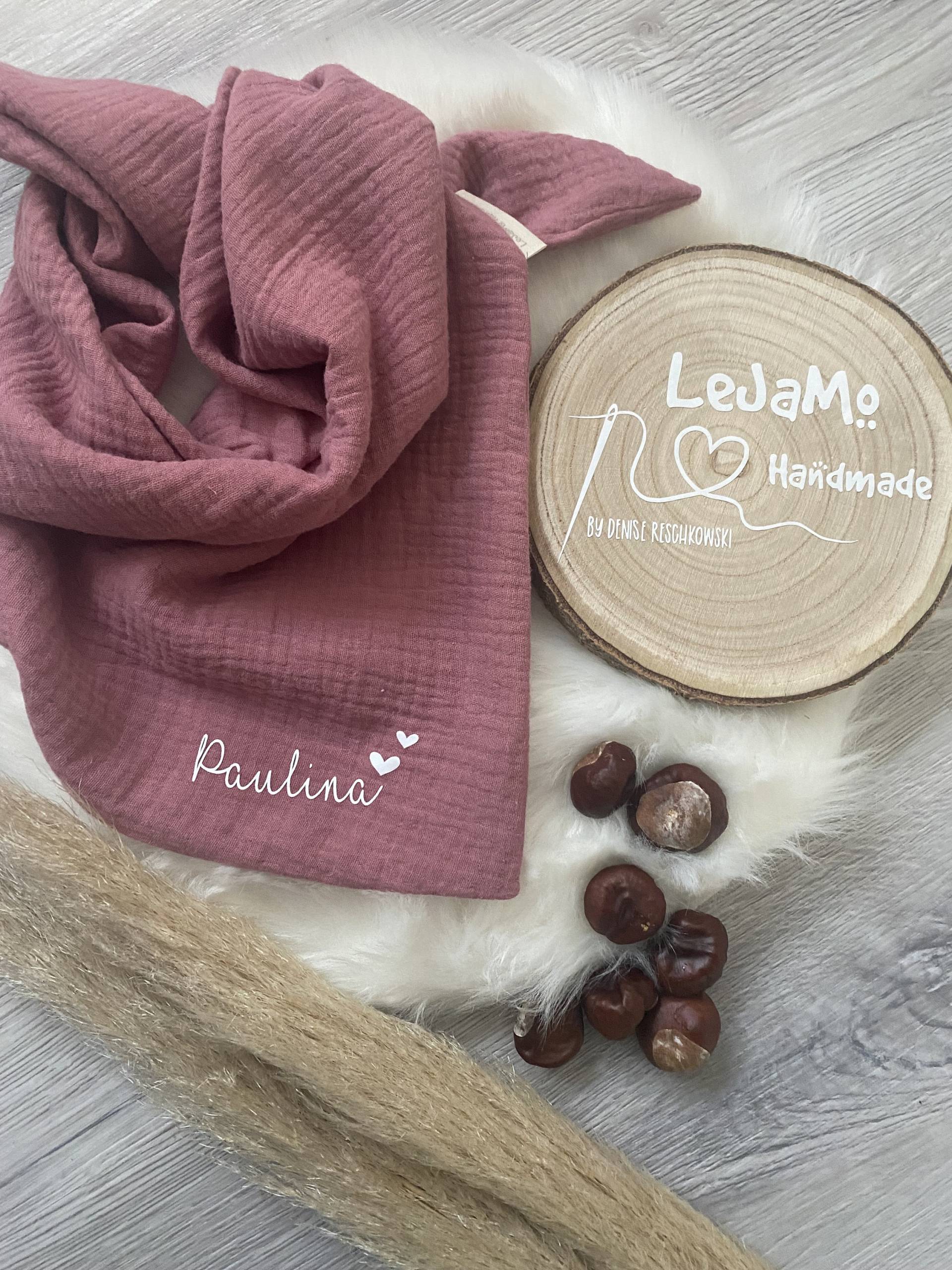 Musselin Halstücher Baby Kinder Erwachsene Herbst Winter Personalisierbar Patch Mit Name, Cosename Oder Spruch Musselin Halstücher Baby Kinder Erwachsene Herbst Winter Personalisierbar Patch Mit Name, Cosename Oder Spruch von LeJaMoHandmade