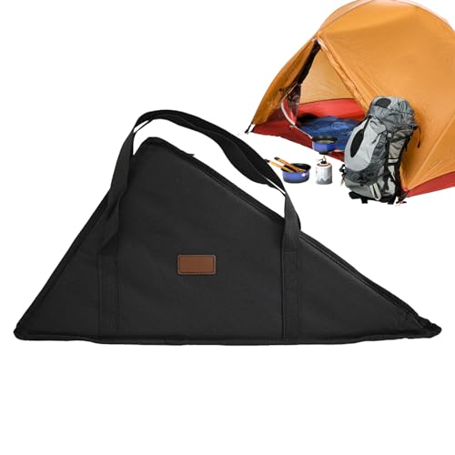Reisetasche für die Reise - wasserdichte dreieckige Outdoor-Tasche mit doppelten Reißverschlüssen und Griffen - Camp-Tragetasche, Oxford-Aufbewahrungstasche für Damen und Herren zum Camping von LeKing
