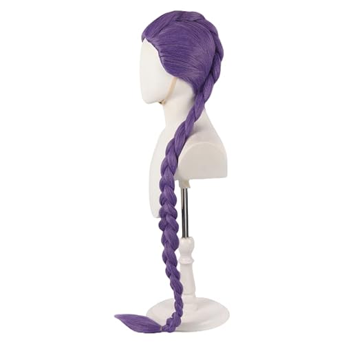 LeMarnia Anime Perücken Rumi Cosplay Perücke lila lange geflochtene Perücke Halloween Party Kostüm Perücken von LeMarnia