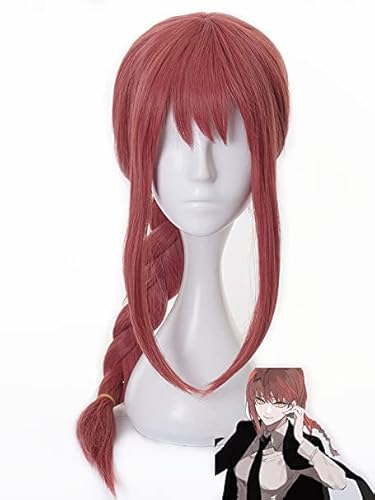 LeMarnia Anime Perücke Makima Cosplay Perücke Lange Geflochtene Halloween Party Kostümperücke von LeMarnia