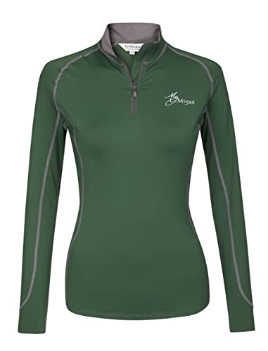 LeMieux Damen My Base Layer Hunter Green Hemd, Medium von LeMieux