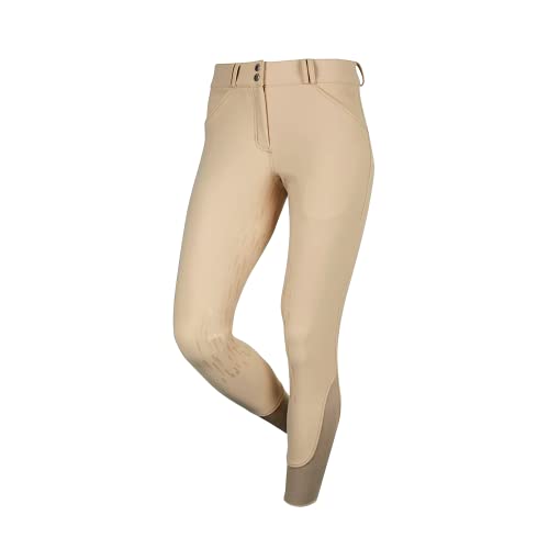 LeMieux Drytex Wasserdichte Reithose für Damen – Reithose – Vollbesatz Damen Reitausrüstung, beige, 42 von LeMieux