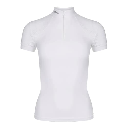 LeMieux Olivia Damen Show Shirt Kurzarm - Weiß von LeMieux