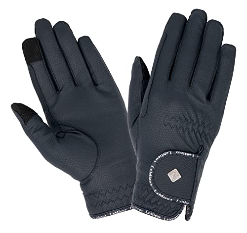 LeMieux Unisex Pro Touch Classic Riding Gloves Black Handschuhe für kaltes Wetter, schwarz, Small von LeMieux