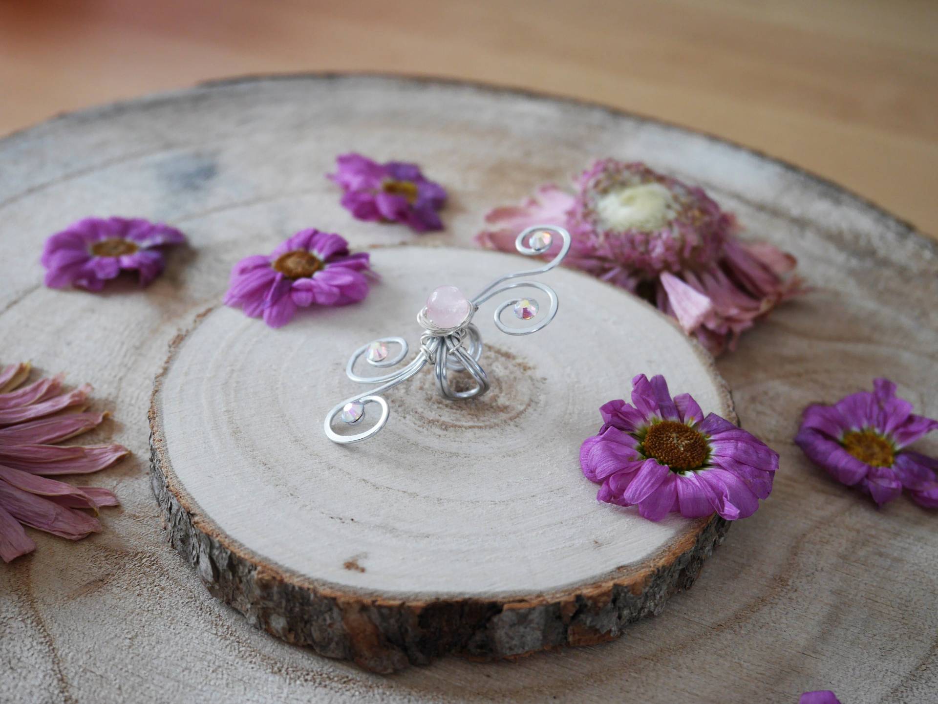 Fairy Rosenquarz Ohrring| Pudriger Atem Fairy Rosenquarz Ohrring| Pudriger Atem von LeMiroirdEllendra