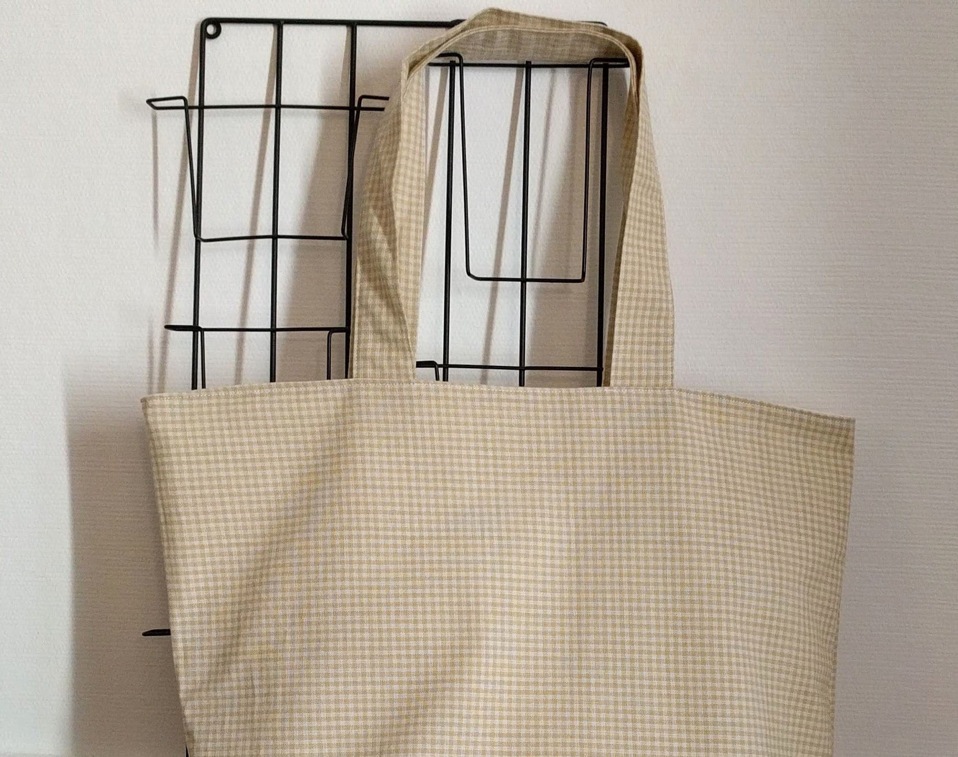 Gefütterte Einkaufstasche, Baumwolle, Größe Xl Gefütterte Einkaufstasche, Baumwolle, Größe Xl von LeNiddAlice
