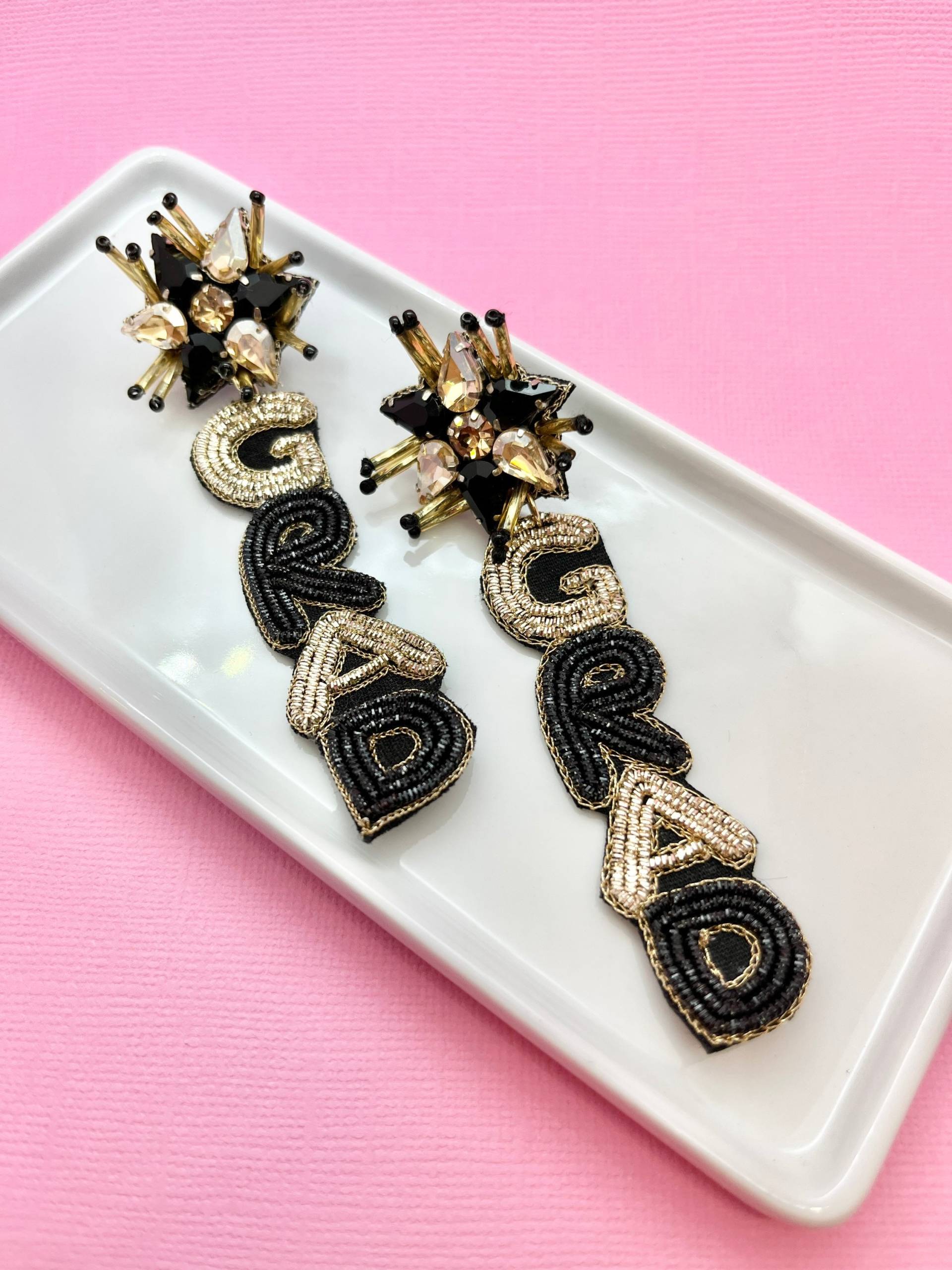 Abschluss Perlen Ohrringe Chirurgenstahl Grad Geschenk Abschluss Perlen Ohrringe Chirurgenstahl Grad Geschenk von LePetitBijouBoutique