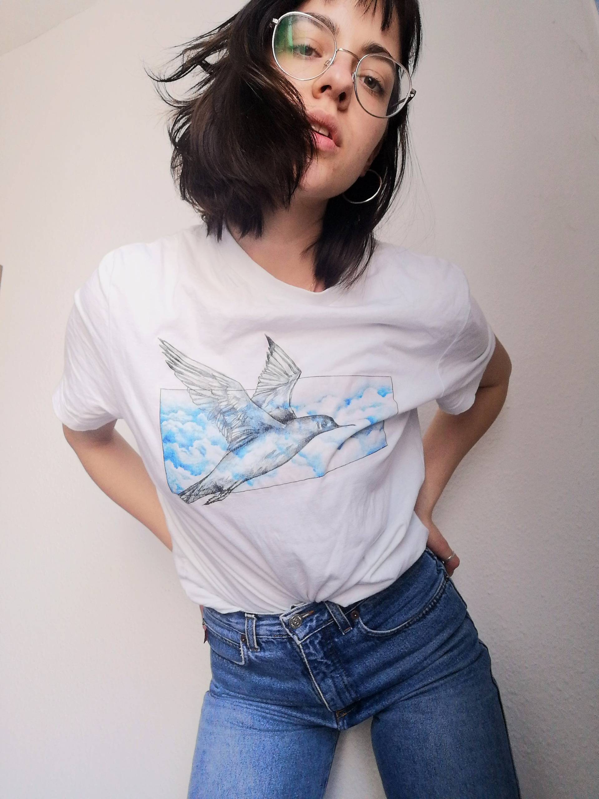 T-Shirt - L'oiseau von LePetitMagasinDeLou