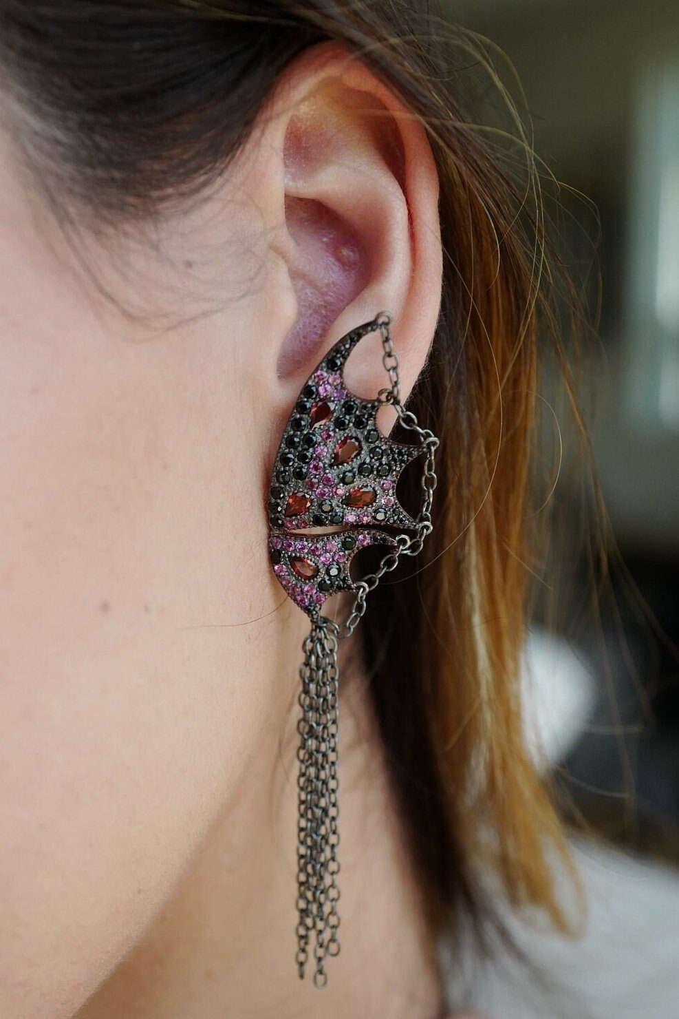 Schmetterlingsflügel Ohrringe Schmetterlingsflügel Ohrringe von LePrecieuxJewelry