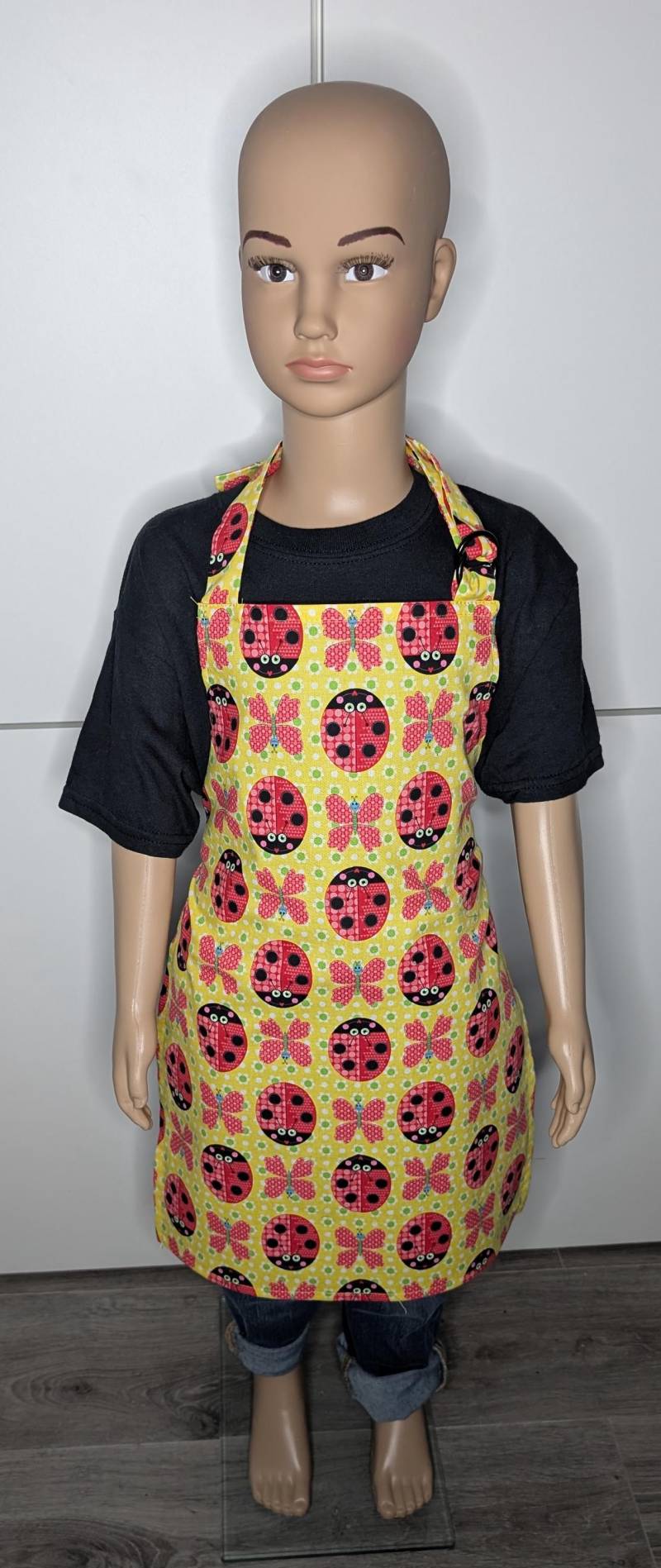 Kinderschürze/Marienkäfer, Schürze, Kinderschürze, Küchenschürze, Kindergeschenk von LeRevedeCaroline