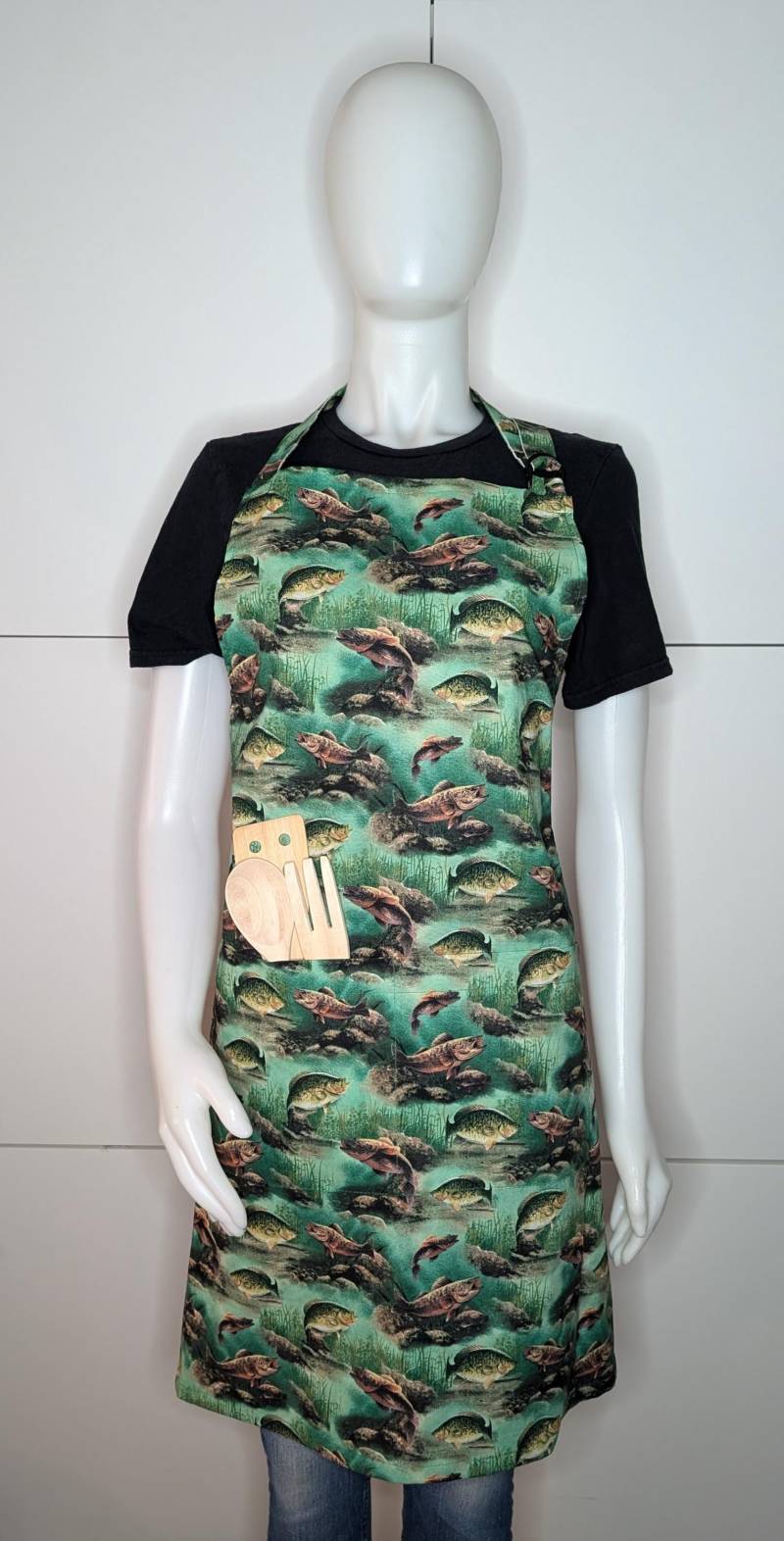 Küchenschürze Für Erwachsene/Fisch Angeln Schürze Küchenschürze Für Erwachsene/Fisch Angeln Schürze von LeRevedeCaroline