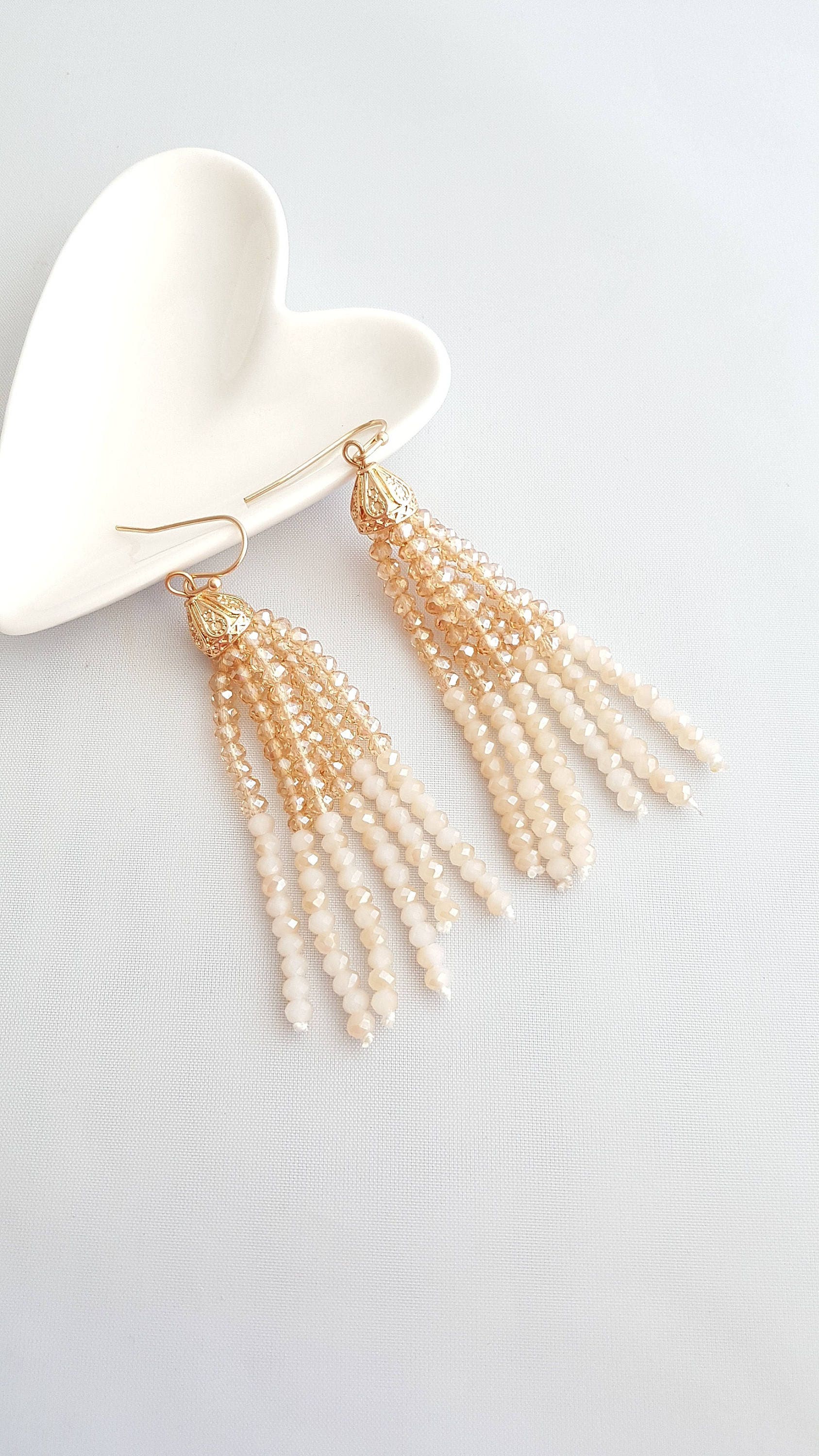 Perlen Quaste Ohrringe Jeden Tag Schmuck Perlen Quaste Ohrringe Jeden Tag Schmuck von LeSacandChic
