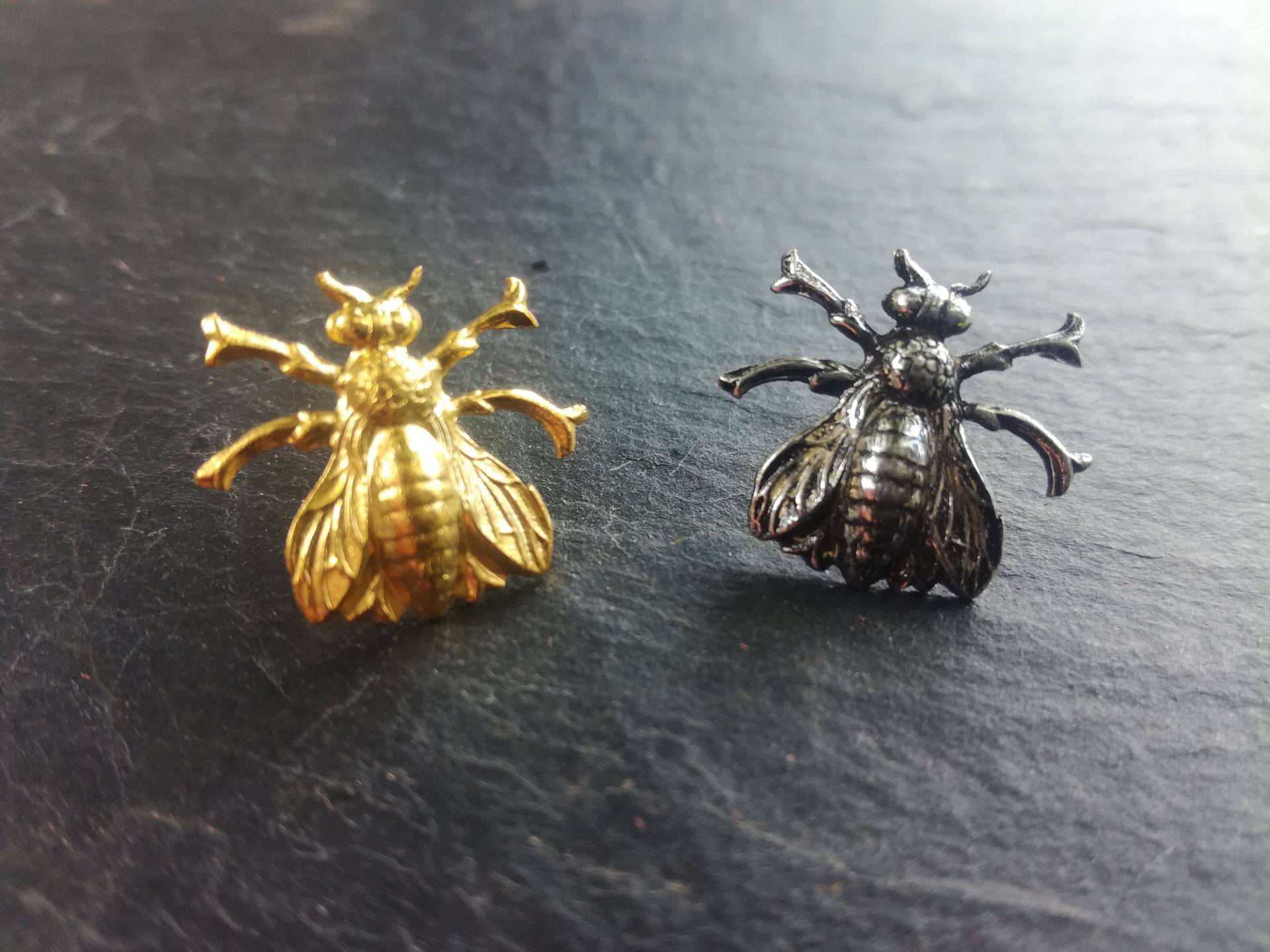 Versilberte Fliegenbrosche Aus Messing, Insektenbrosche, Jugendstil-Halloween-Brosche, Herren - Und Kinderbrosche, Boho-Natur-Accessoire von LeSauleRieur