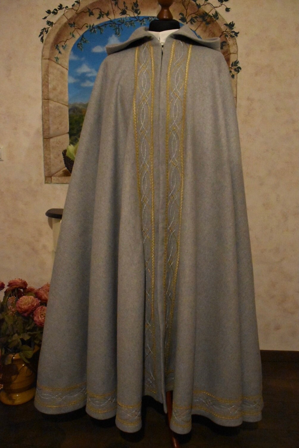 Radmantel, Mittelalter, Renaissance, Wollmantel von LeShopLaCouturiere