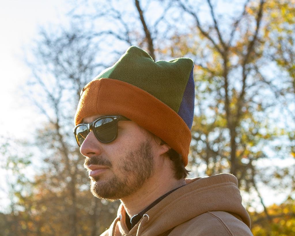 4-Punkt-Mütze // 2 Erwachsenengrößen Wintermütze Aus Recycelter Wolle, Handgefertigte Kopfbedeckung Dem Sous-Bois in Québec von LeSousBois