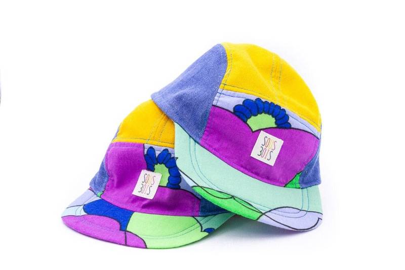 Die Fruity-Fruity // Umweltfreundliche Upcycling-Mütze Für Kinder  Handgefertigte Und Recycelte Kopfbedeckung, Mütze, Beanie 5 Panele in Montreal von LeSousBois