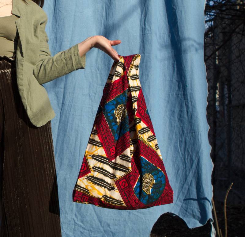 Knotentasche -Wax/Totebag Zero Waste Wiederverwendbare Tasche, Handtasche, Tragetasche/Handgefertigt Und Recycelt in Montreal Von Sous-Bois Knotentasche -Wax/Totebag Zero Waste Wiederverwendbare Tasche, Handtasche, Tragetasche/Handgefertigt Und Recycelt in Montreal Von Sous-Bois von LeSousBois