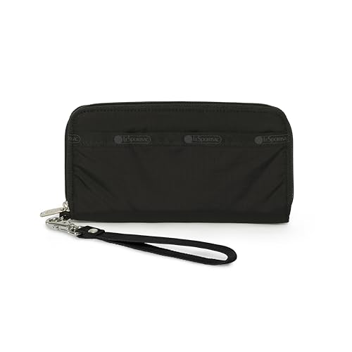 LeSportsac Tech Wallet Wristlet (Recycled Black), Recyceltes Schwarz von LeSportsac