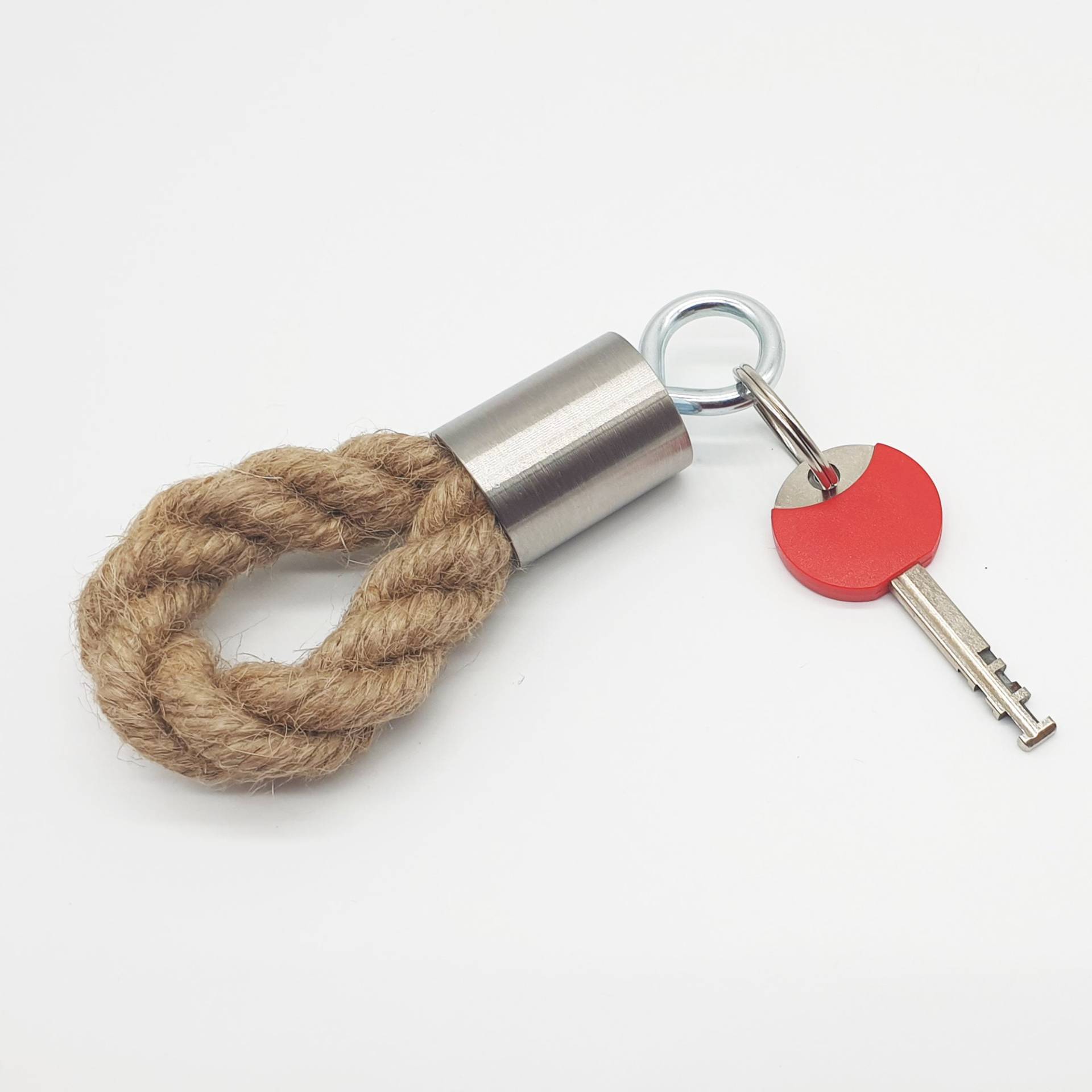 Schlüsselanhänger Aus Juteseil Mit Schlaufe, Schlüsselbund Segeltau, Handgemacht, Maritim, Robust, Markant Schlüsselanhänger Aus Juteseil Mit Schlaufe, Schlüsselbund Segeltau, Handgemacht, Maritim, Robust, Markant von LeTOMAdesign