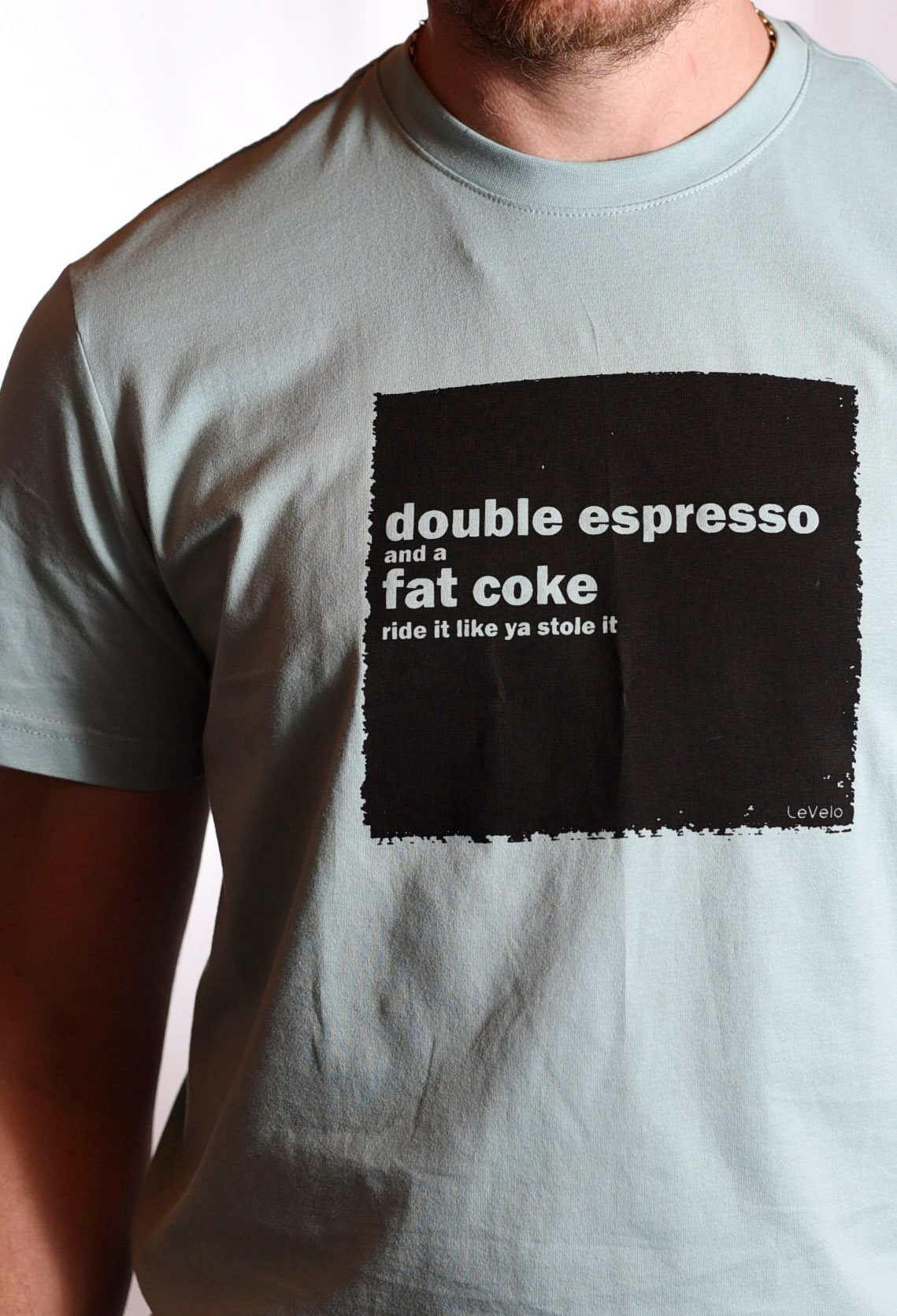 Double Espresso & Fat Coke. Radsport Hand Bedrucktes Lustiges T-Shirt | Tshirt Für Radfahrer Double Espresso & Fat Coke. Radsport Hand Bedrucktes Lustiges T-Shirt | Tshirt Für Radfahrer von LeVeloClothing