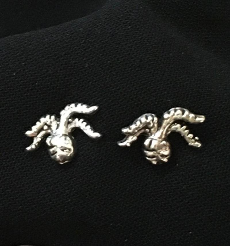 sterling Silber Oktopus Ohrstecker Meeresgeschöpf Schmuck von LeVintageAdvantage