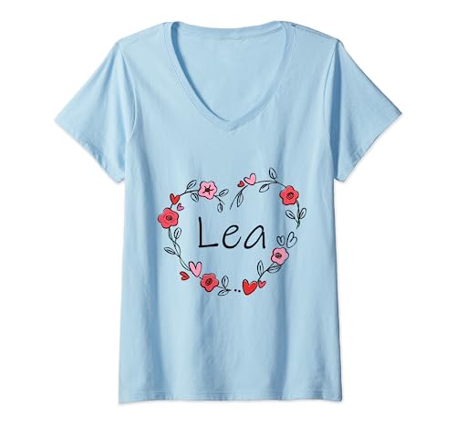 Damen Lea T-Shirt mit V-Ausschnitt von Lea