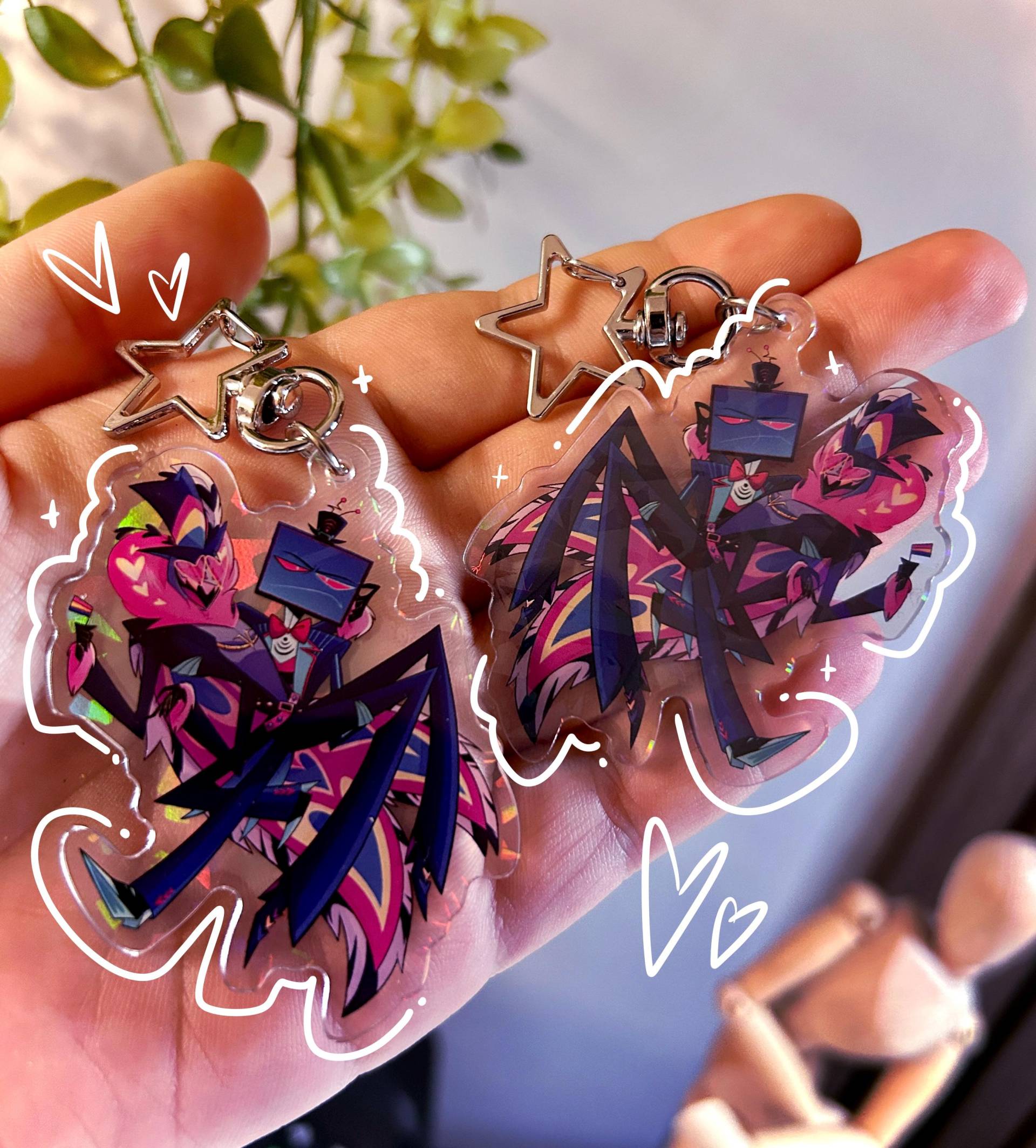 Voxval Keychain, 2, 5 Inch, Double Sided Voxval Keychain, 2, 5 Inch, Double Sided von LeaArtMerch