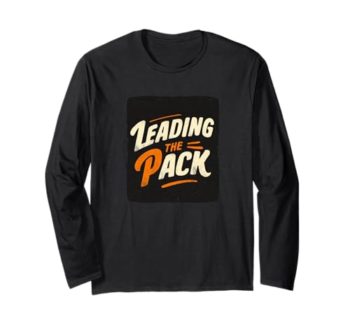 Lustiges Leading The Pack Logo für Jungen und Mädchen Langarmshirt von Leading Outfit