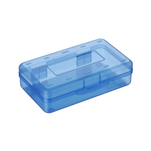 Leadrop Bleistift Box Transparent Kid Bleistift Box Umweltfreundlich, blau, Einheitsgröße von Leadrop