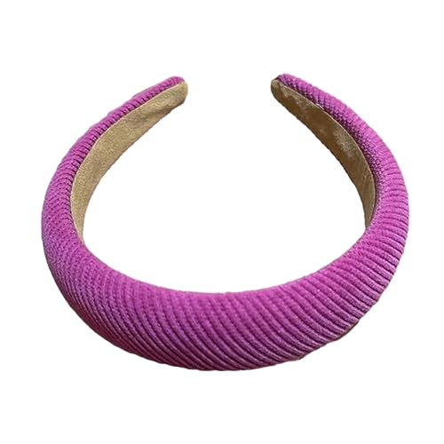 Schwamm Stirnband Damen Breites Band Elastisch für Haarstyling Baden Kochen Sport Anti-Rutsch Fixierung Zubehör mit Retro Deco E von Leadrop