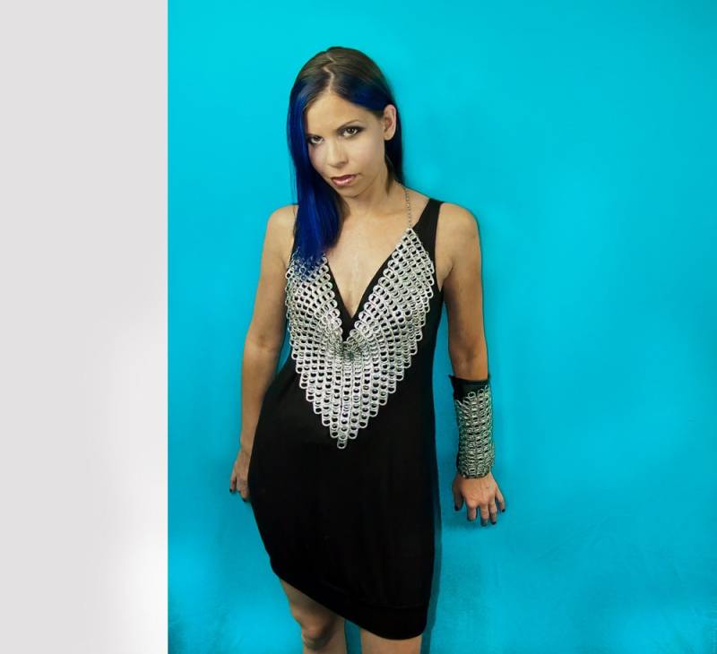 Große Schellfisch Chainmaille-Halskette von LeafLee