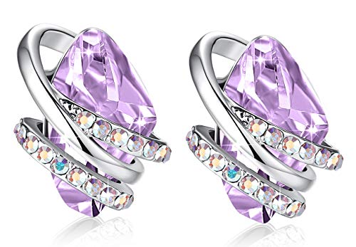 Leafael Wunschstein Kristall Ohrstecker, Geburtsstein Ohrringe damen mit Heilkristallen, Ohrringe Rosegold oder Silber-Ton, Allergie-freien Schmuck für Frauen mit Geschenkbox Leafael Wunschstein Kristall Ohrstecker, Geburtsstein Ohrringe damen mit Heilkristallen, Ohrringe Rosegold oder Silber-Ton, Allergie-freien Schmuck für Frauen mit Geschenkbox von Leafael