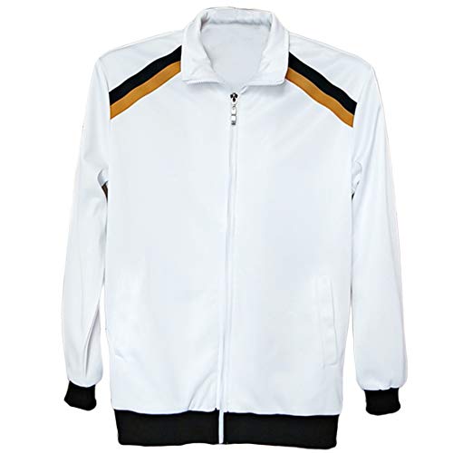 Haikyuu!! Fukurodani Bokuto Akaashi Keiji Cosplay Unisex Kostüm Sportbekleidung Jacke Jersey (XXL) von Leaffly
