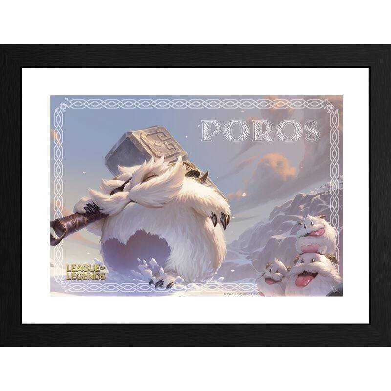 Arcane: League Of Legends - Gaming Gerahmtes Bild - Poro - multicolor von League Of Legends