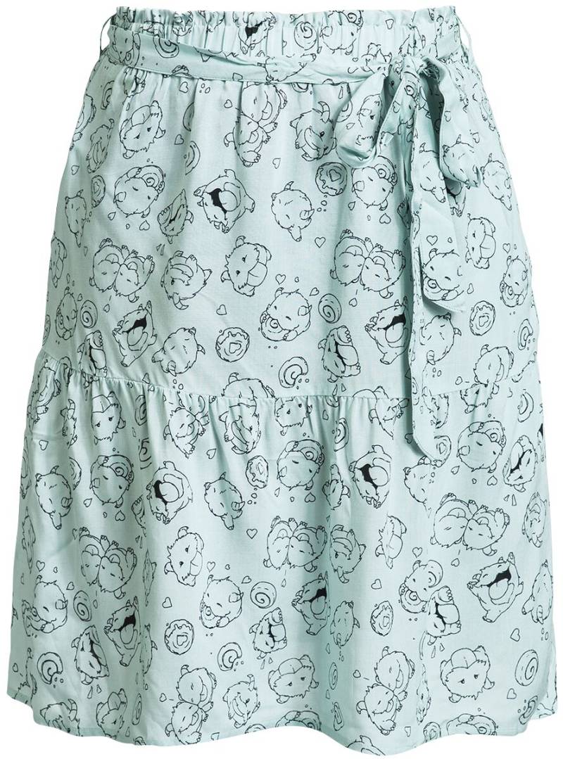 Arcane: League Of Legends - Gaming Rock knielang - Poro - S bis XXL - für Damen - Größe XXL - multicolor  - EMP exklusives Merchandise! von League Of Legends