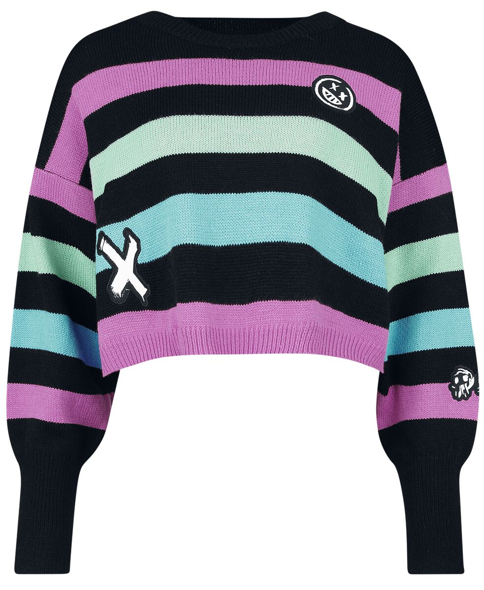 Arcane: League Of Legends - Gaming Strickpullover - Arcane - Jinx - S bis XXL - für Damen - Größe L - multicolor  - EMP exklusives Merchandise! von League Of Legends
