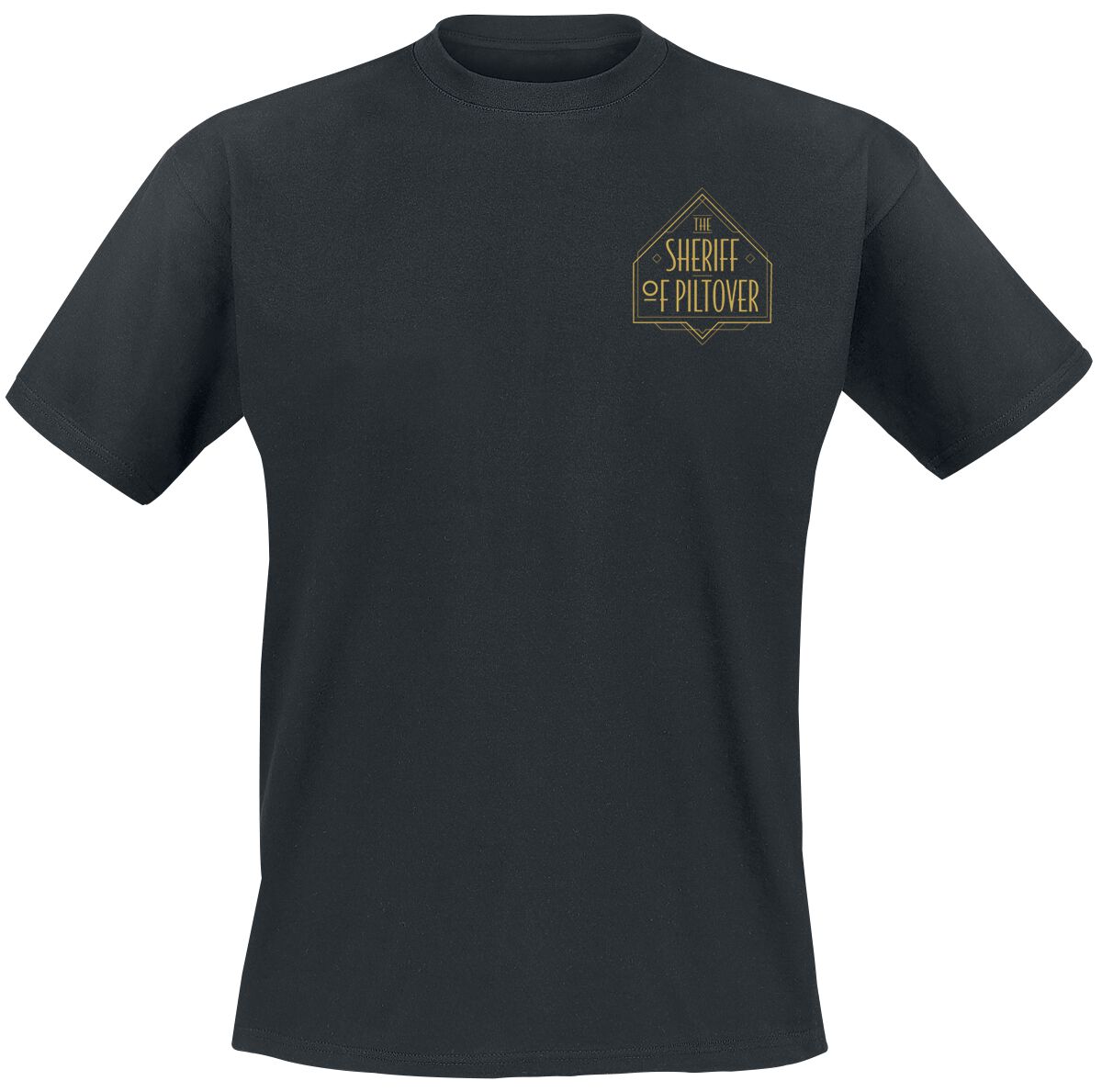 Arcane: League Of Legends - Gaming T-Shirt - Caitlyn - Piltover Sheriff - S bis L - für Männer - Größe M - schwarz  - EMP exklusives Merchandise! von League Of Legends