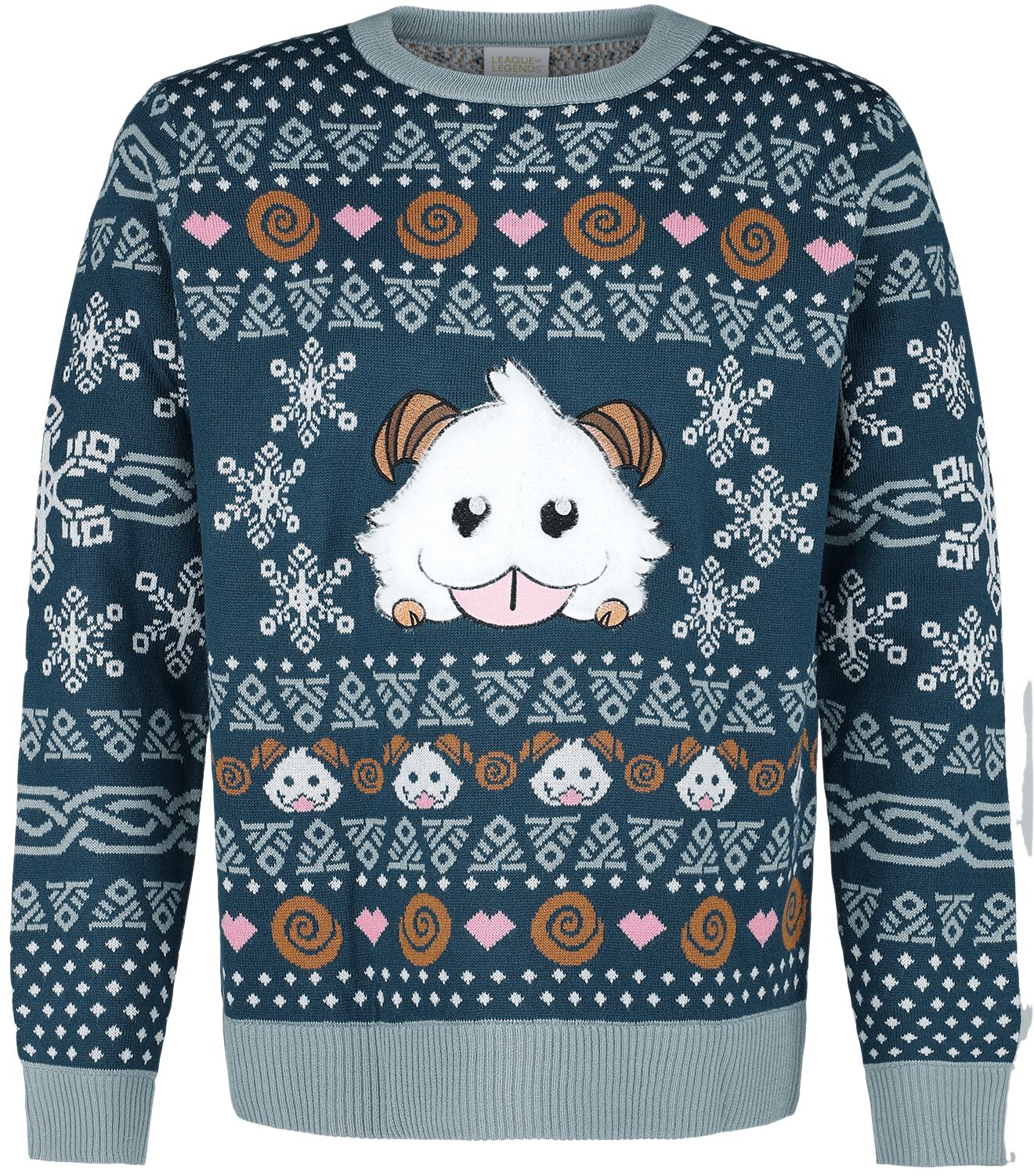 Arcane: League Of Legends - Gaming Weihnachtspullover - Poro - S bis XXL - für Männer - Größe L - multicolor  - EMP exklusives Merchandise! von League Of Legends