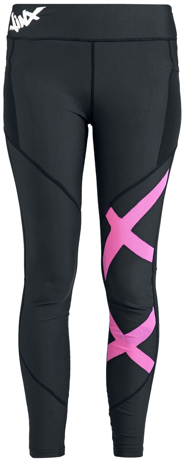 League Of Legends Arcane - Jinx Leggings schwarz in M von League Of Legends