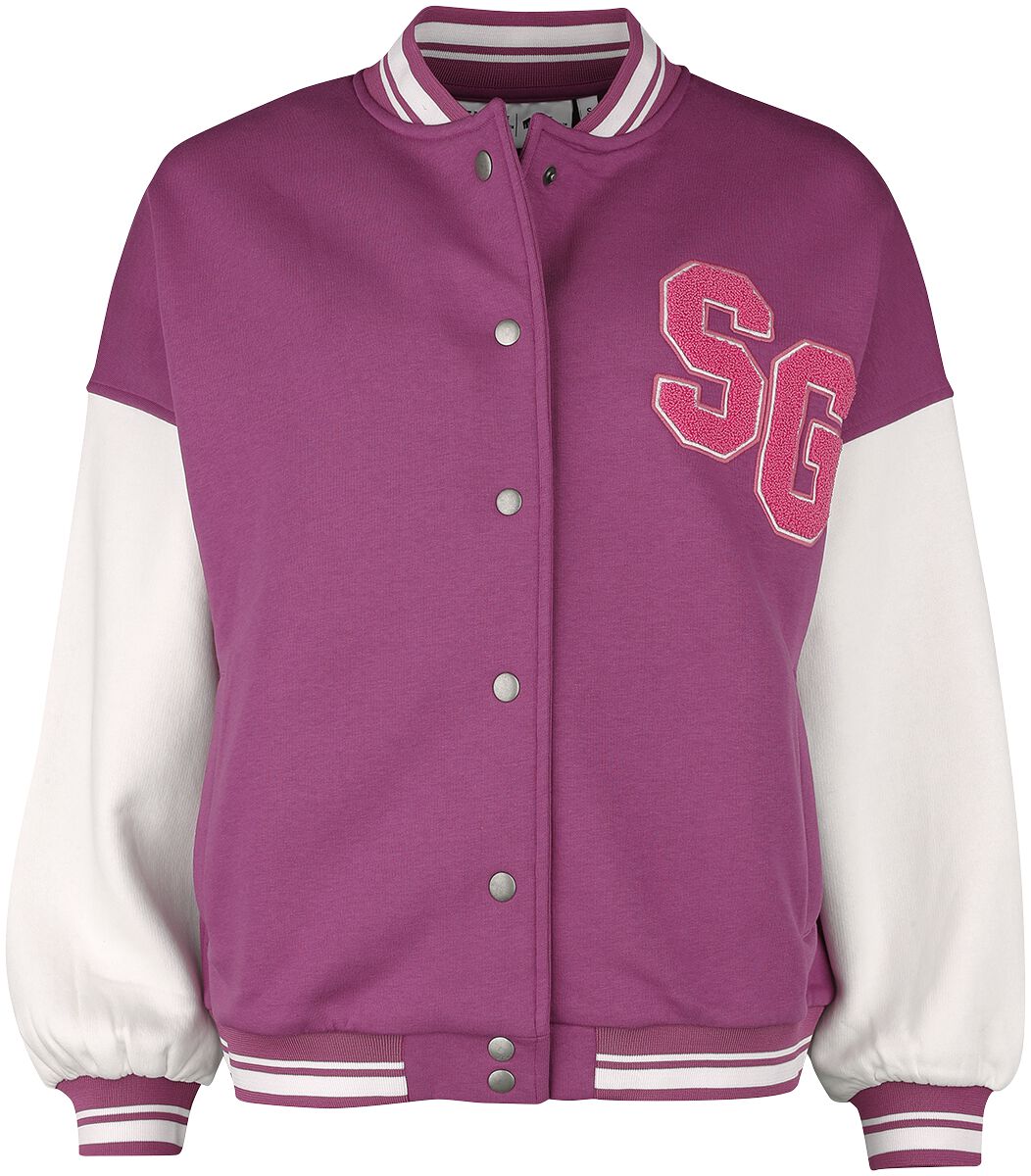 League Of Legends - Gaming Collegejacke - Star Guardian - S bis M - für Damen - Größe S - weiß/pink  - EMP exklusives Merchandise! von League Of Legends