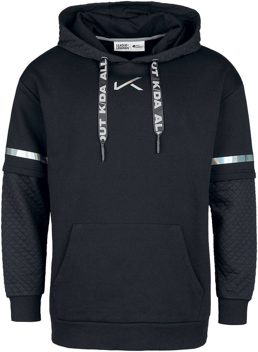 League Of Legends - Gaming Kapuzenpullover - K/DA - S bis XXL - für Männer - Größe L - schwarz  - EMP exklusives Merchandise! von League Of Legends