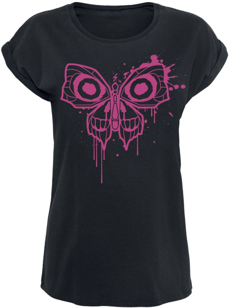 League Of Legends - Gaming T-Shirt - Arcane - Butterfly - S bis XXL - für Damen - Größe L - schwarz  - EMP exklusives Merchandise! von League Of Legends
