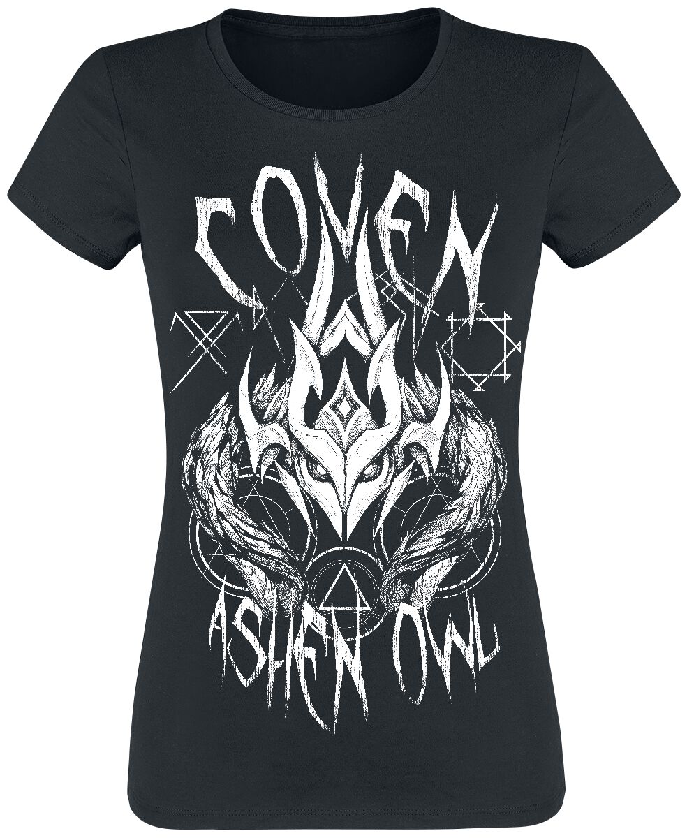 League Of Legends - Gaming T-Shirt - Coven - Ashen Owl - S bis XXL - für Damen - Größe S - schwarz  - EMP exklusives Merchandise! von League Of Legends