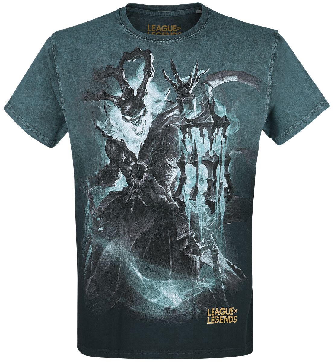 League Of Legends - Gaming T-Shirt - Thresh - M bis XXL - für Männer - Größe XL - blau  - EMP exklusives Merchandise! von League Of Legends