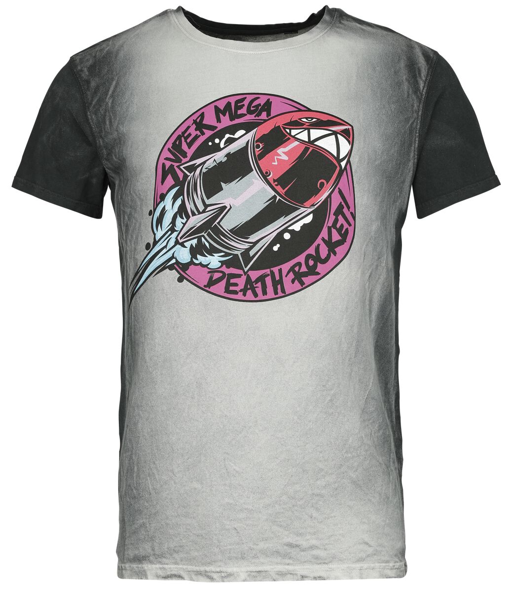 League Of Legends Jinx - Rocket T-Shirt schwarz weiß in S von League Of Legends