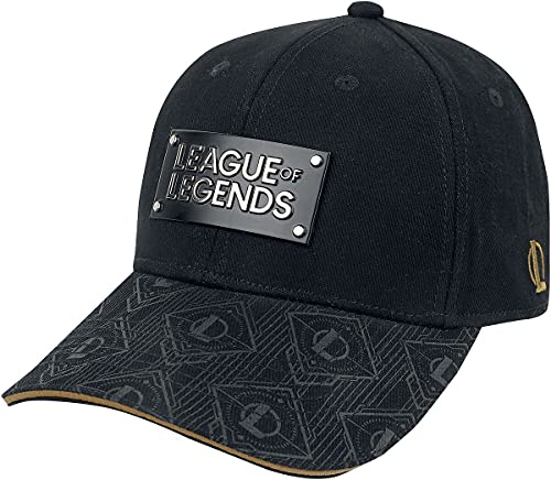 League of Legends Unisex SB112178LOL Baseballkappe, Schwarz, XL von Difuzed