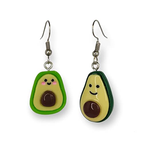 LeahMaria Entzückendes Avocado-Lächeln: Ohrhänger für Spaß und skurrilen Stil (Mix) von LeahMaria