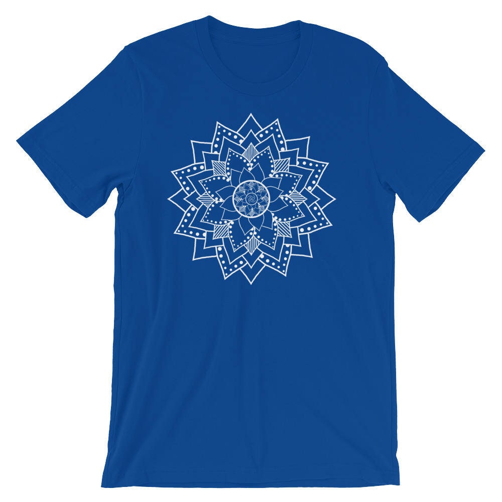 Mandalas, Mandala Shirt, Unisex Herren Zen Yoga Meditation Shirts, Geschenk, Festival Hippie Shirt von LeahMcNeir