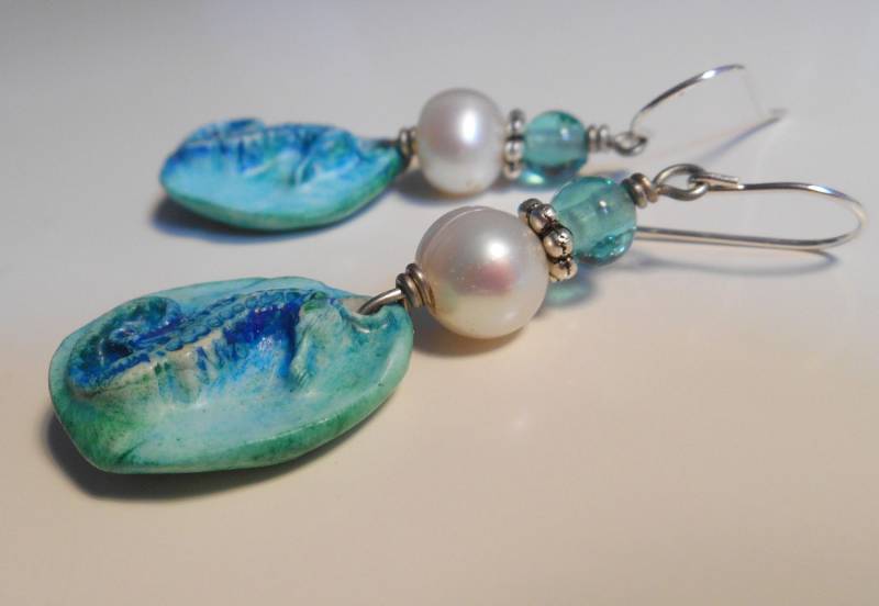 Seepferdchen Ohrringe von LeanesDesigns