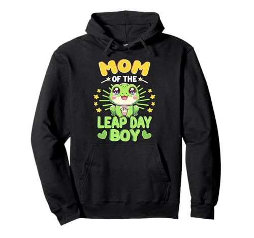 Mom of Leap Day Boy 29. Februar Geburtstag Schaltjahr Pullover Hoodie Mom of Leap Day Boy 29. Februar Geburtstag Schaltjahr Pullover Hoodie von Leap Year Birthday Family Matching Frogs